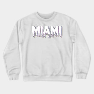 Drippy Retro Miami Crewneck Sweatshirt